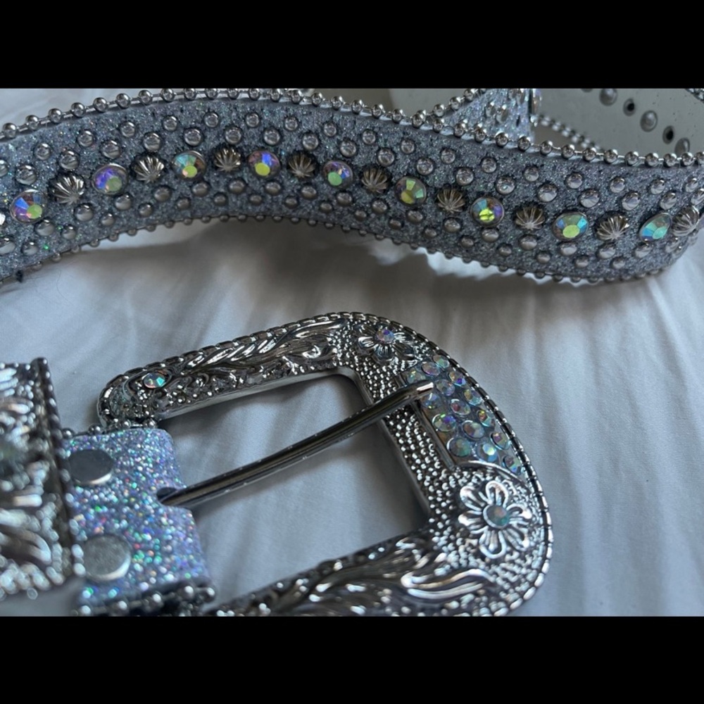 bb belt / shiny belt / inspired BB Simon belt / 60 inch/Unisex